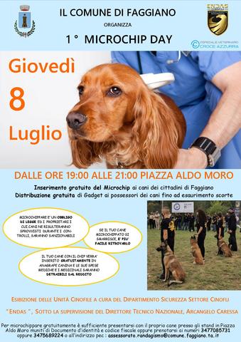 1° MICROCHIP DAY - 8 LUGLIO 2021